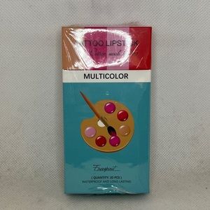 Tattoo Lipstick Cotton Swab 20 pcs Disposable Portable Lipstick